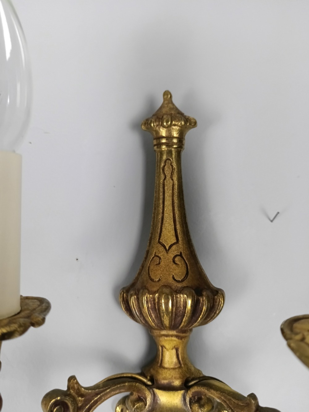 Pair Of French Gilt Brass Wall Lights View IV