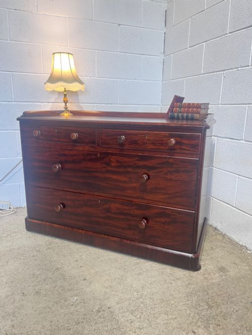A 19th Century Mahogany Chest Of Drawers