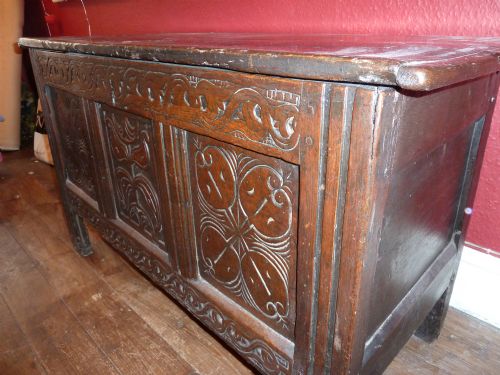 OAK COFFER - ADDITIONAL PHOTO 2