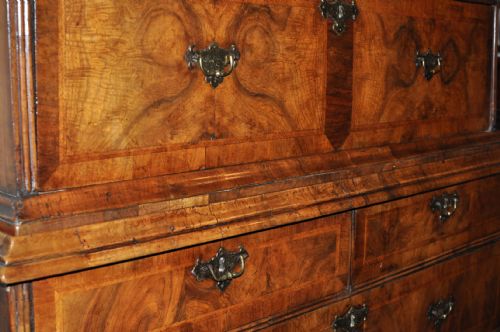 WALNUT CHEST ON STAND - ADDITIONAL PHOTO 1
