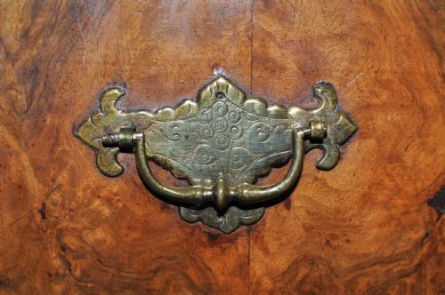 WALNUT CHEST ON STAND - ADDITIONAL PHOTO 2
