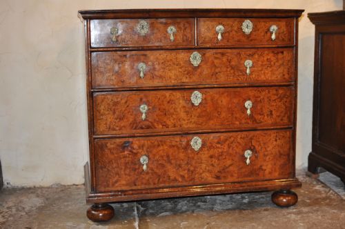 BURR ELM CHEST OF DRAWERS - ADDITIONAL PHOTO 9