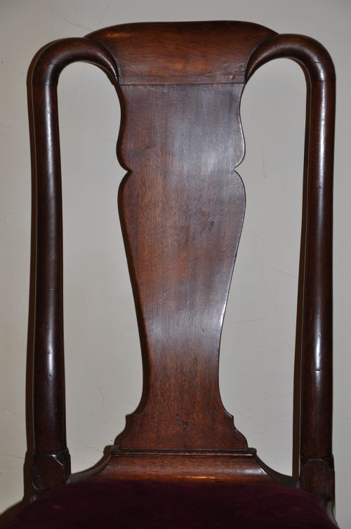 QUEEN ANN WALNUT SIDE CHAIR - ADDITIONAL PHOTO 1
