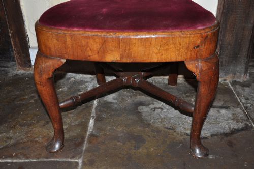 QUEEN ANN WALNUT SIDE CHAIR - ADDITIONAL PHOTO 2