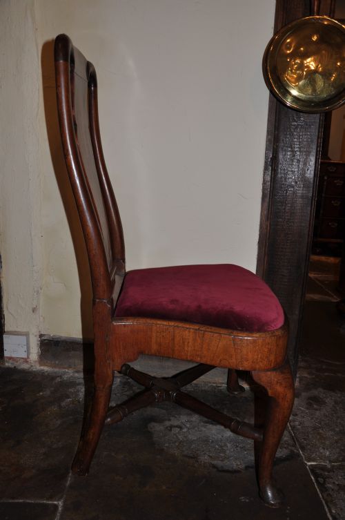 QUEEN ANN WALNUT SIDE CHAIR - ADDITIONAL PHOTO 6