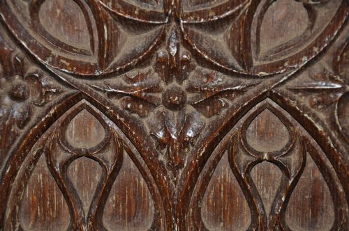 gothic tracery panels - CATEGORY: ANTIQUE MISCELLANEOUS - DATED 