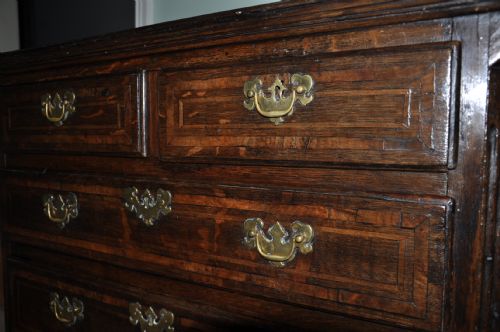 OAK CHEST OF DRAWERS - ADDITIONAL PHOTO 4