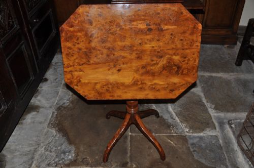 BURR YEW WOOD TABLE - ADDITIONAL PHOTO 3