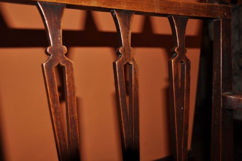 CHERRY WOOD ARM CHAIR - ADDITIONAL PHOTO 2