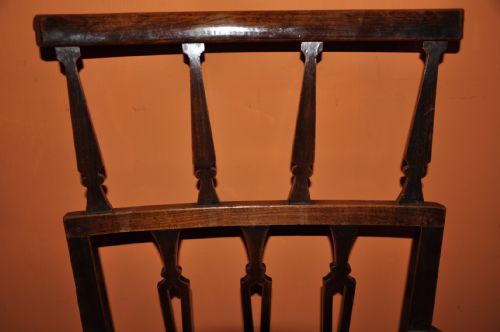 CHERRY WOOD ARM CHAIR - ADDITIONAL PHOTO 3