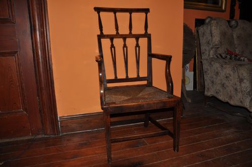 CHERRY WOOD ARM CHAIR - ADDITIONAL PHOTO 5