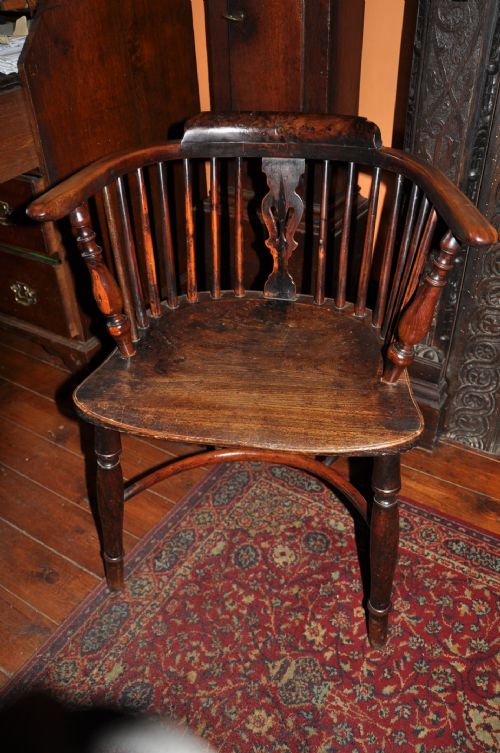 yew tree windsor chair - CATEGORY: ANTIQUE CHAIRS - DATED 1800
