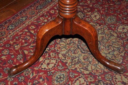 CHERRY WOOD TRIPOD TABLE - ADDITIONAL PHOTO 6