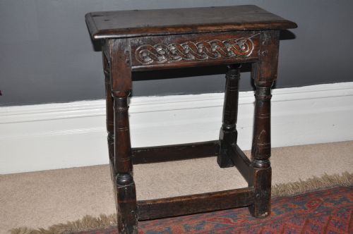 OAK JOINT STOOL - ADDITIONAL PHOTO 1