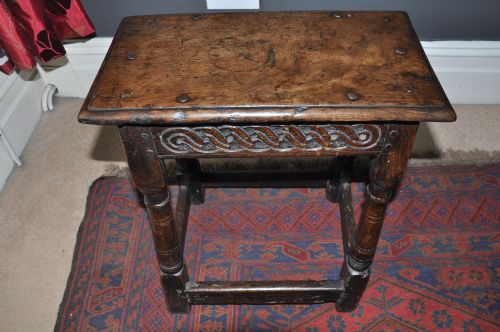 OAK JOINT STOOL - ADDITIONAL PHOTO 3