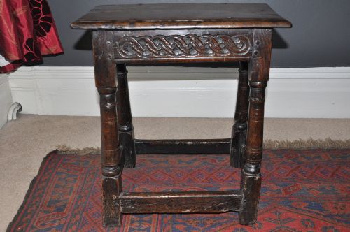 OAK JOINT STOOL - ADDITIONAL PHOTO 4