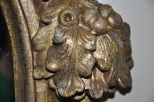 ITALIAN OVAL MIRROR - ADDITIONAL PHOTO 1