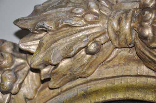 ITALIAN OVAL MIRROR - ADDITIONAL PHOTO 4