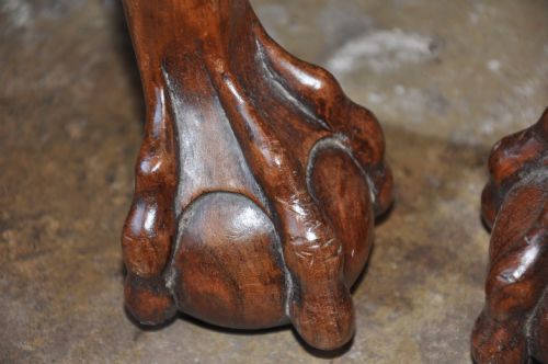 A PAIR OF WALNUT SIDE CHAIRS - ADDITIONAL PHOTO 5