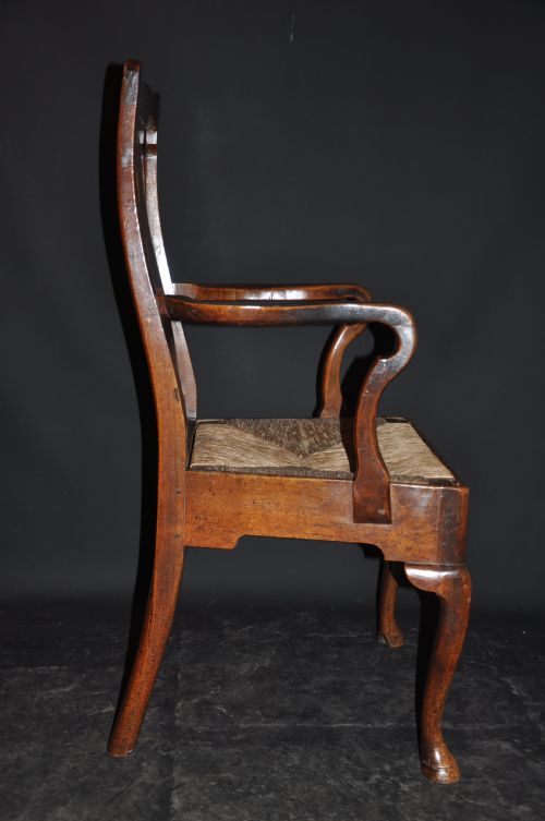 GEORGE 1ST WALNUT ARMCHAIR - ADDITIONAL PHOTO 1