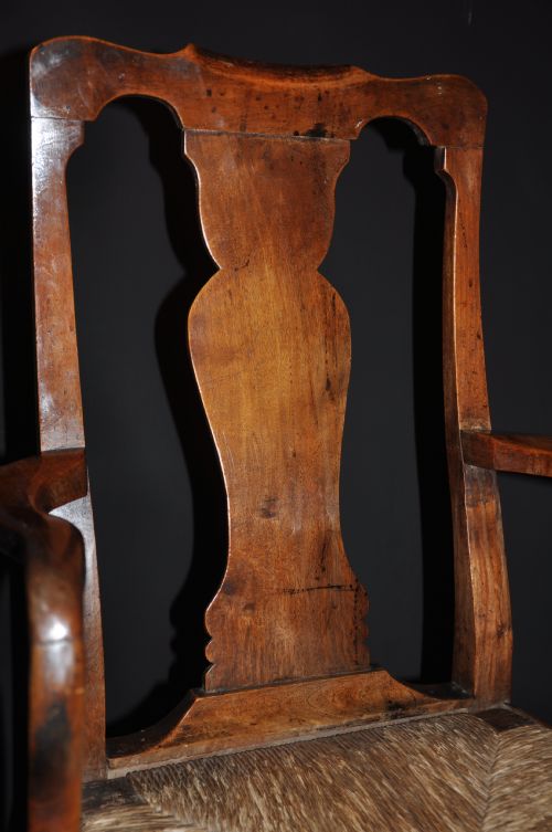 GEORGE 1ST WALNUT ARMCHAIR - ADDITIONAL PHOTO 5