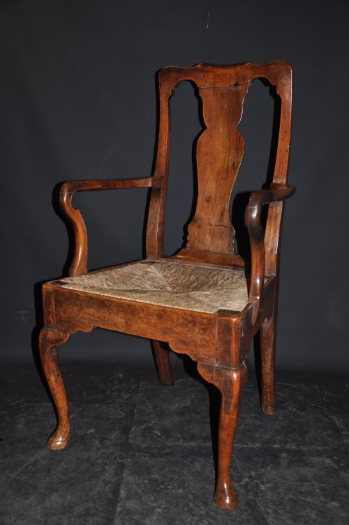 GEORGE 1ST WALNUT ARMCHAIR - ADDITIONAL PHOTO 6
