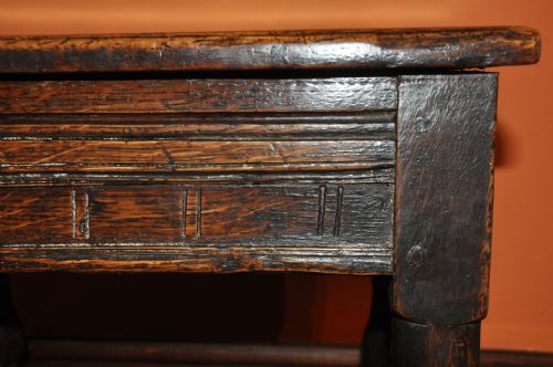 17 CENTURY OAK JOINT STOOL - ADDITIONAL PHOTO 1