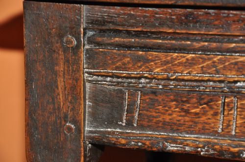 17 CENTURY OAK JOINT STOOL - ADDITIONAL PHOTO 2