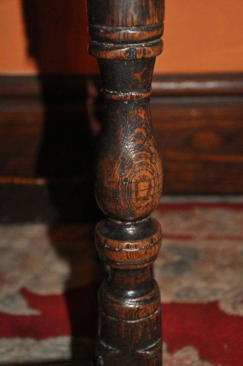 17 CENTURY OAK JOINT STOOL - ADDITIONAL PHOTO 3