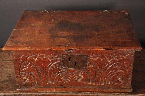 17th century bible box - CATEGORY: ANTIQUE BOXES - DATED BEFORE 1700