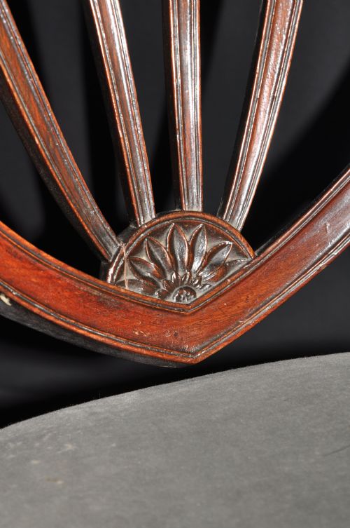 HEPPLEWHITE MAHOGANY ARMCHAIR - ADDITIONAL PHOTO 3