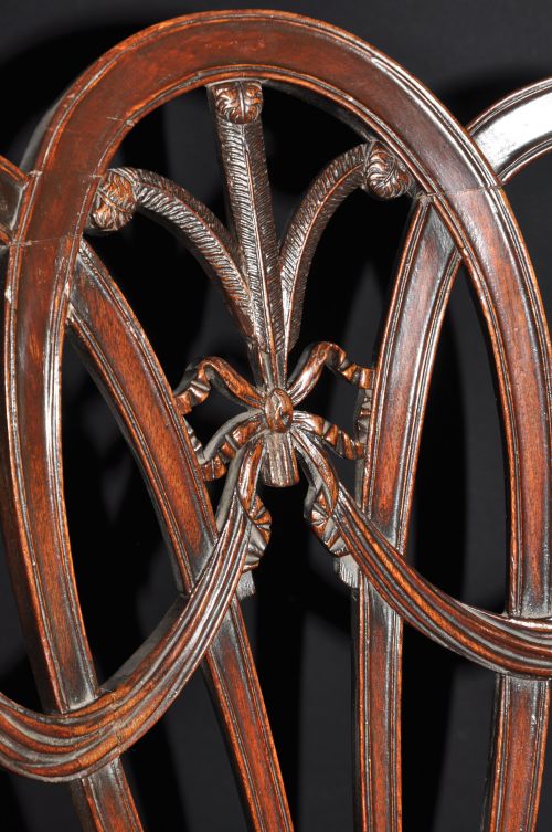 HEPPLEWHITE MAHOGANY ARMCHAIR - ADDITIONAL PHOTO 4