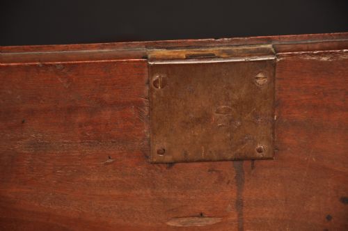 SMALL 18TH CENTURY MAHOGANY CHEST OF DRAWERS - ADDITIONAL PHOTO 6