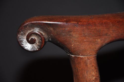 18TH CENTURY MAHOGANY CHIPPENDALE ARMCHAIR - ADDITIONAL PHOTO 1