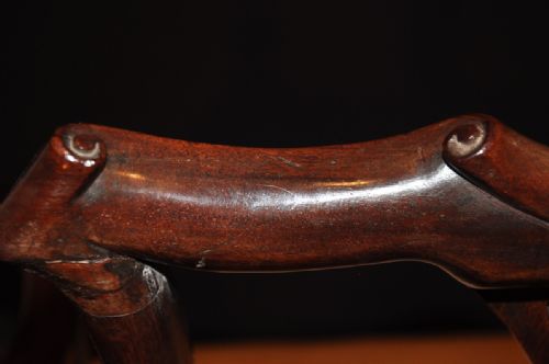 18TH CENTURY MAHOGANY CHIPPENDALE ARMCHAIR - ADDITIONAL PHOTO 3