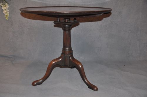 18TH CENTURY MAHOGANY TRIPOD TABLE - ADDITIONAL PHOTO 6