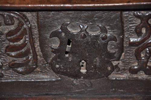 17TH CENTURY DATED BIBLE BOX - ADDITIONAL PHOTO 2