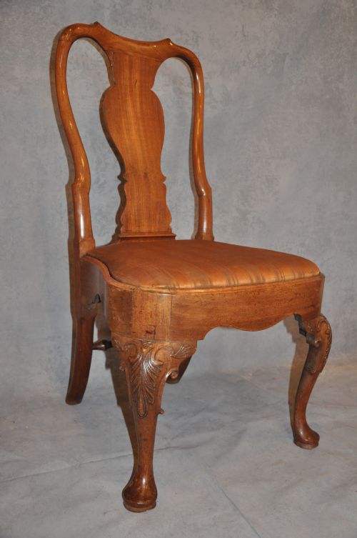 early 18th century mahogany single chair - CATEGORY: ANTIQUE CHAIRS - DATED 18TH CENTURY