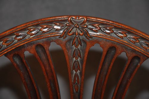 18TH CENTURY MAHOGANY ARMCHAIRS - ADDITIONAL PHOTO 1