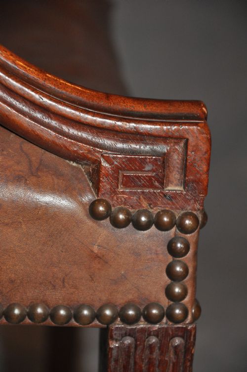 18TH CENTURY MAHOGANY ARMCHAIRS - ADDITIONAL PHOTO 7
