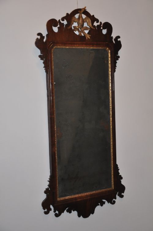 18th century fretwork mirror - CATEGORY: ANTIQUE MIRRORS - DATED GEORGIAN
