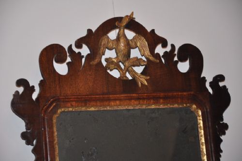 18TH CENTURY FRETWORK MIRROR - ADDITIONAL PHOTO 3
