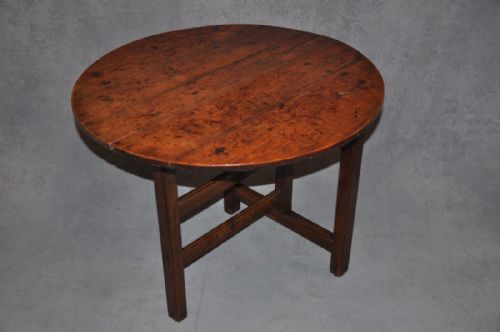 18TH CENTURY CHERRY WOOD COACHING TABLE - ADDITIONAL PHOTO 8