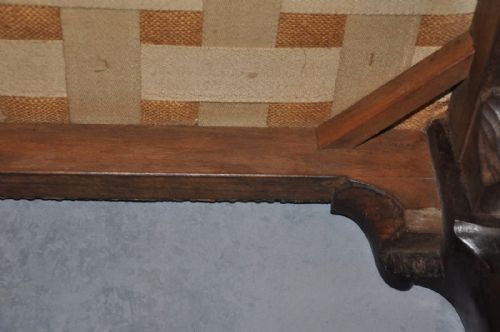 18TH CENTURY CHIPPENDALE MAHOGANY FOOTSTOOL - ADDITIONAL PHOTO 2