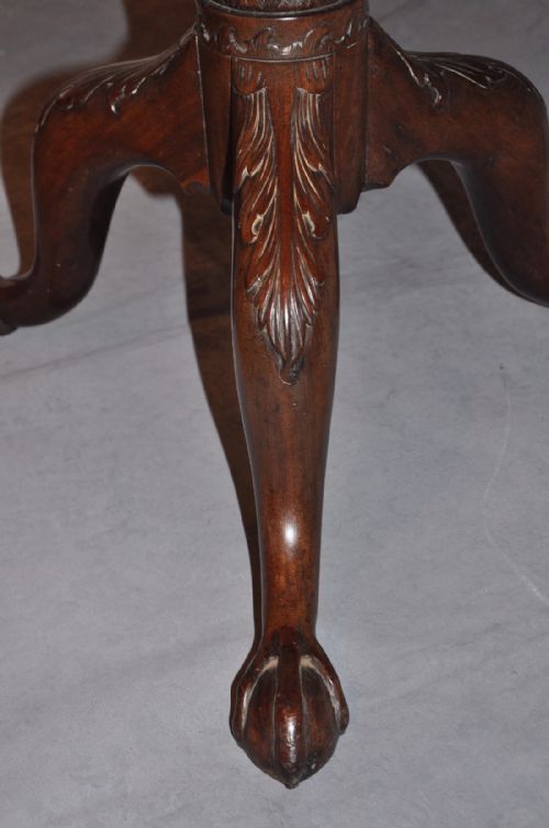 18TH CENTURY MAHOGANY CHIPPENDALE TRIPOD TABLE - ADDITIONAL PHOTO 3