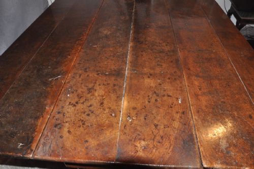 LARGE EARLY 18TH CENTURY OAK GATELEG TABLE - ADDITIONAL PHOTO 4