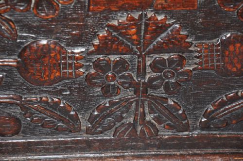 17TH CENTURY SCOTTISH OAK BIBLE BOX - ADDITIONAL PHOTO 3