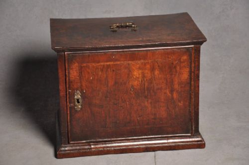 rare 17th century walnut cabinet - CATEGORY: ANTIQUE CABINETS - DATED 17TH CENTURY