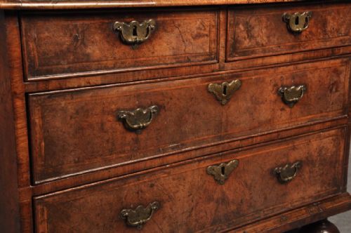 QUEEN ANN WALNUT BUREAU - ADDITIONAL PHOTO 3