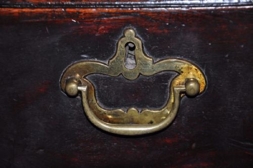 18TH CENTURY MAHOGANY SECRETAIRE KNEEHOLE DESK - ADDITIONAL PHOTO 3